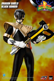 Mighty Morphin Power Rangers FigZero 1/6 Dragon Shield Black Ranger