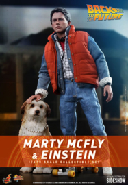 Hot Toys Back To The Future MMAF 1/6 Marty McFly & Einstein Exclusive