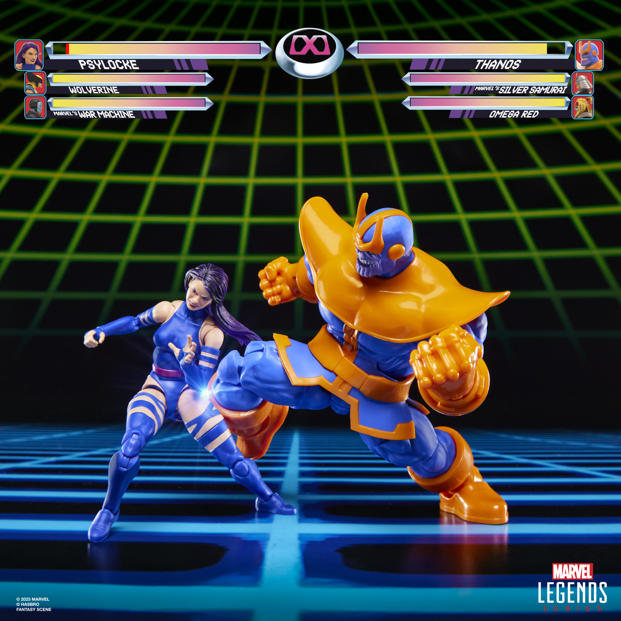 G0621 Marvel Legends Series Gamerverse Psylocke vs. Thanos
