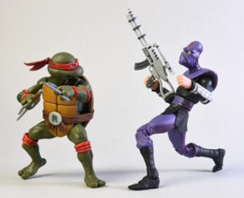 NECA TMNT Action Figure 2-Pack Raphael vs Foot Soldier