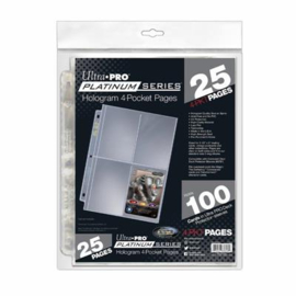 Ultra Pro - Platinum Series 4-Pocket Pages (25 Pages)