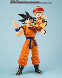 Dragon Ball S.H. Figuarts Son Goku & Son Gohan Kid & Kintoun