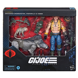 F9241 G.I. Joe Classified Series Dreadnok Gnawgahyde and pets Porkbelly & Yobbo - Pre order