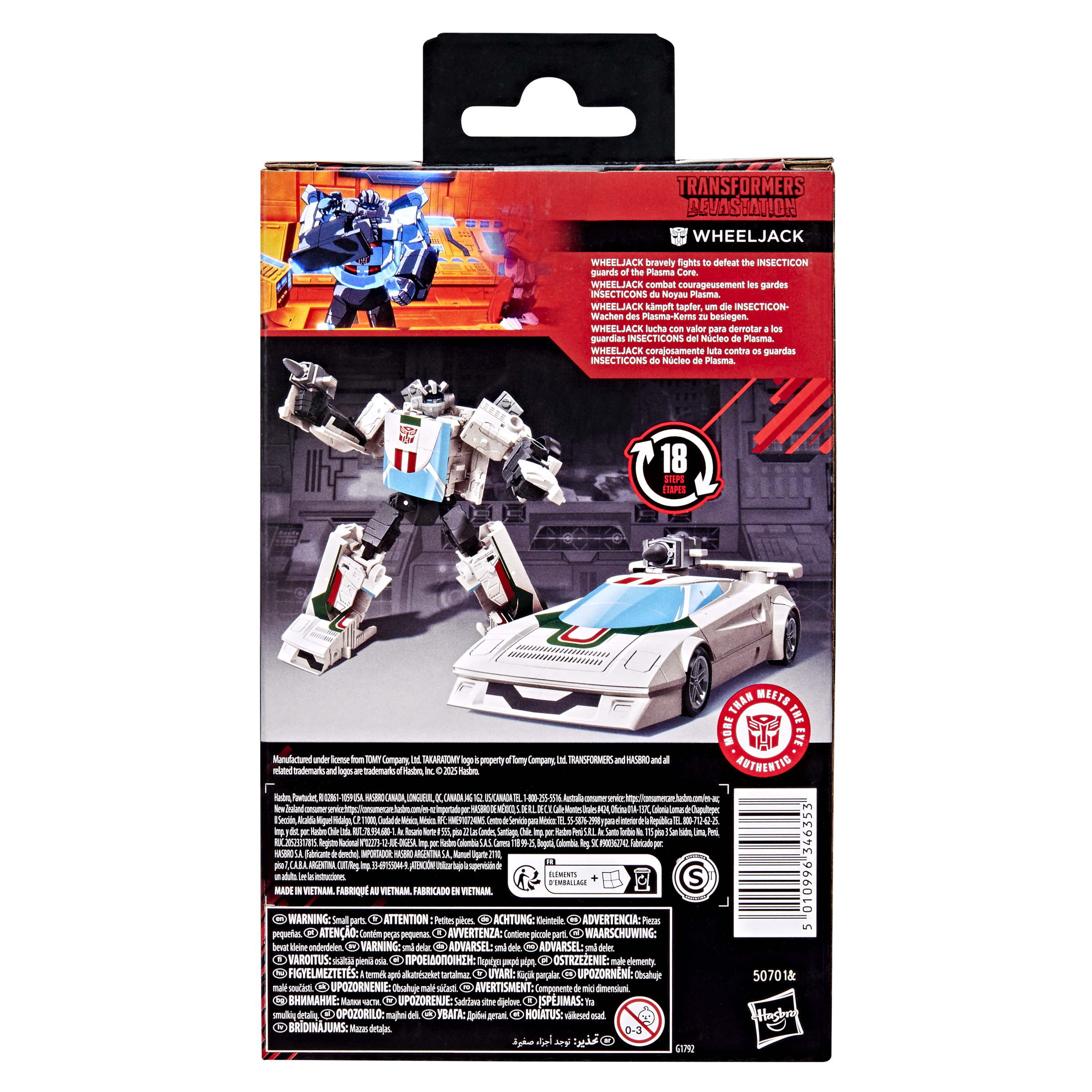 G1792 Transformers Studio Series Devastation Wheeljack