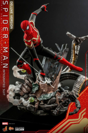 HOT909813 Spider-Man: No Way Home Movie Masterpiece 1/6 Spider-Man (Integrated Suit) Deluxe Ver.