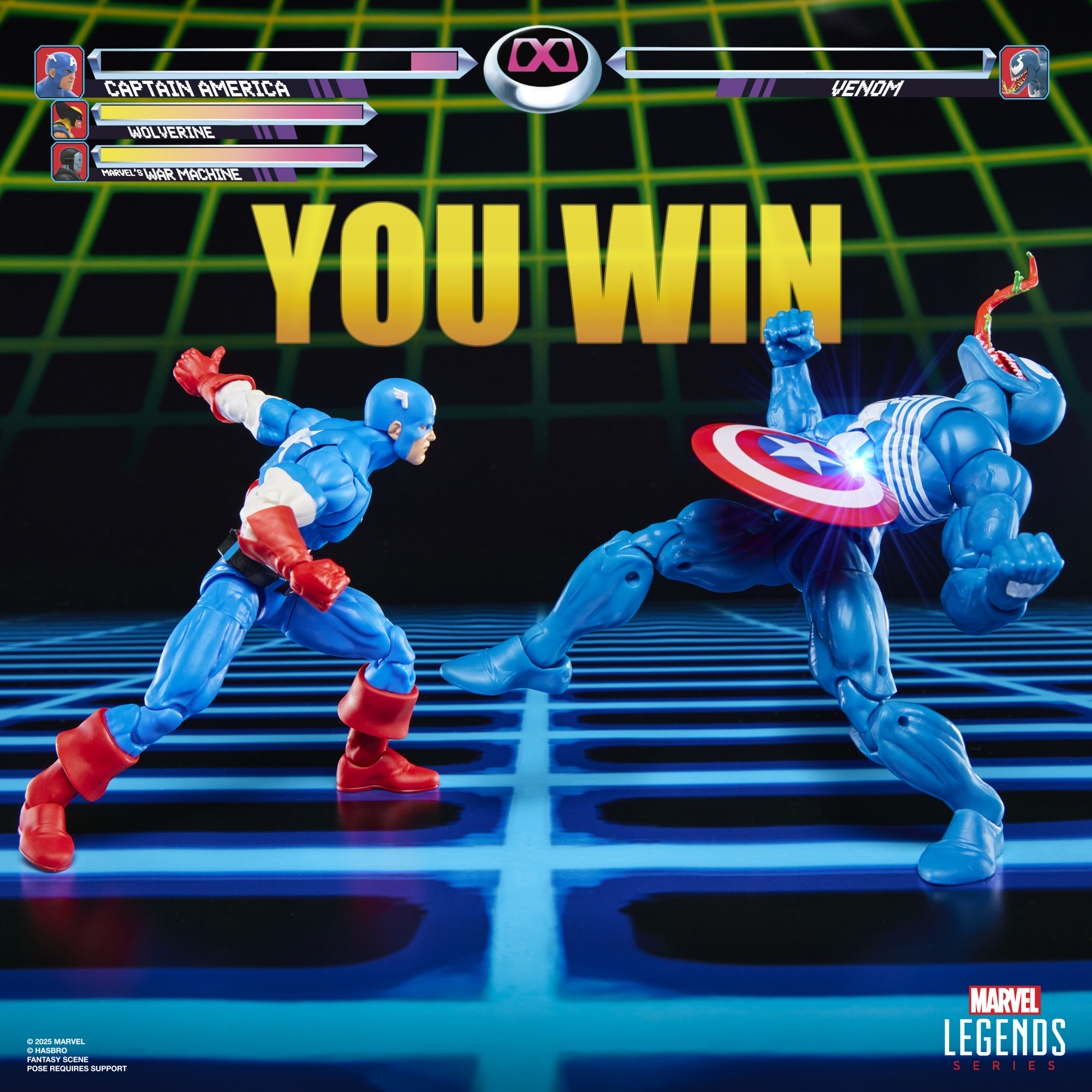 G0622 Marvel Legends Series Gamerverse Captain America vs Venom