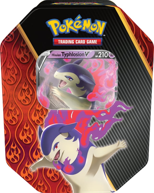 Pokémon TCG 2022 Summer Tin Divergent Powers [Hisuian Typhlosion V] - Pre order
