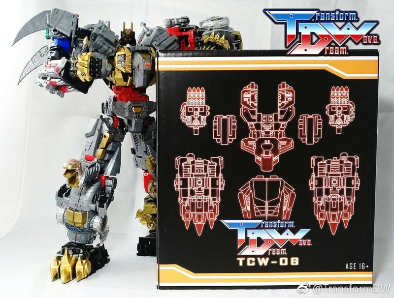 TRANSFORM DREAM WAVE TCW-06 アップグレードキット Transform Dream Wave TCW-06 Dinoking Upgrade Set | TDW | TF Robots