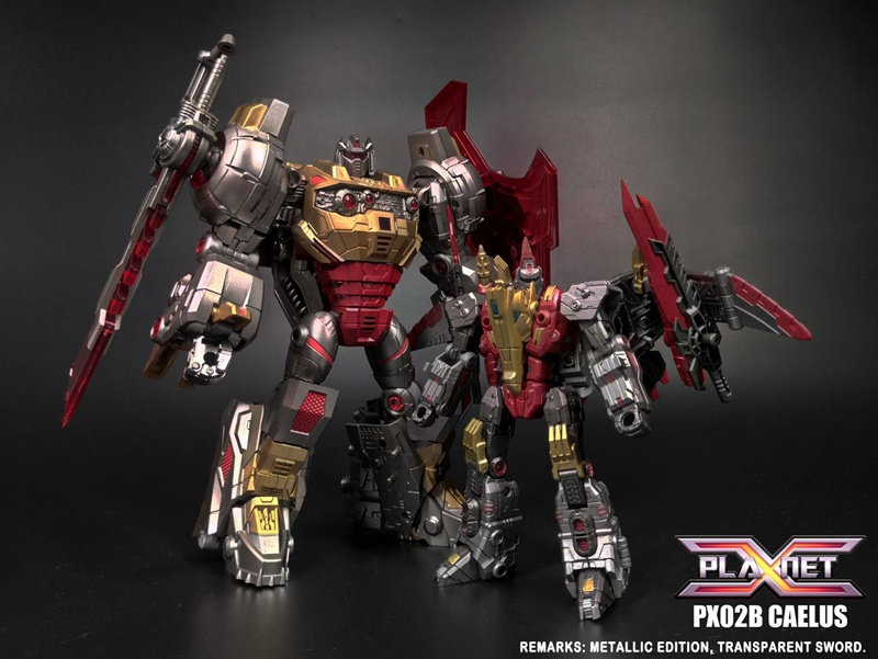 Planet X PX 02B Caelus Metallic Planet X TF Robots Official partner of Hasbro