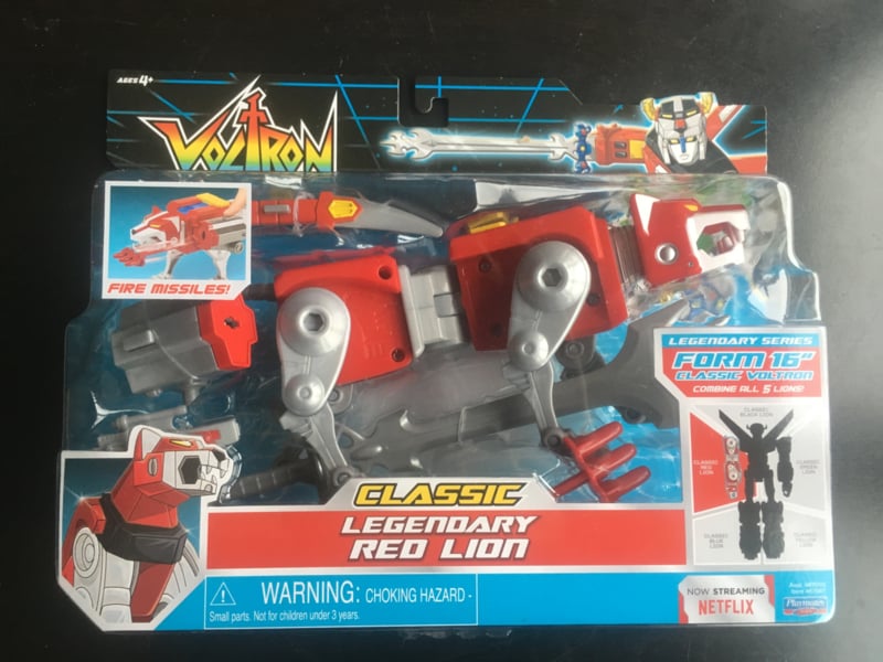 voltron combinable red lion