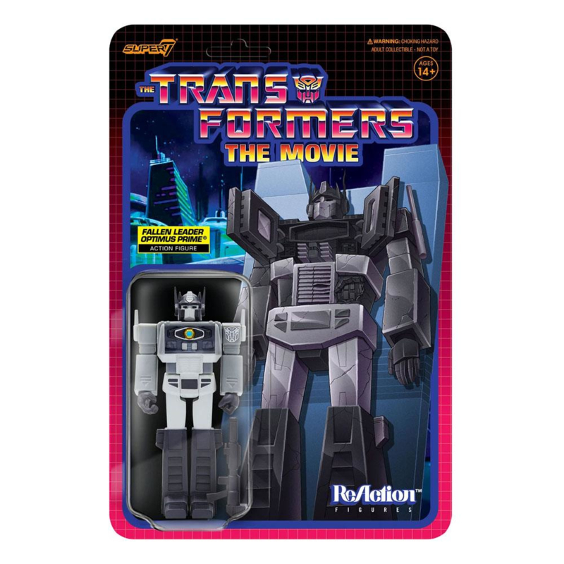 Super7 Transformers ReAction Fallen Leader Optimus Prime | Super7 | TF  Robots | Official partner of Hasbro