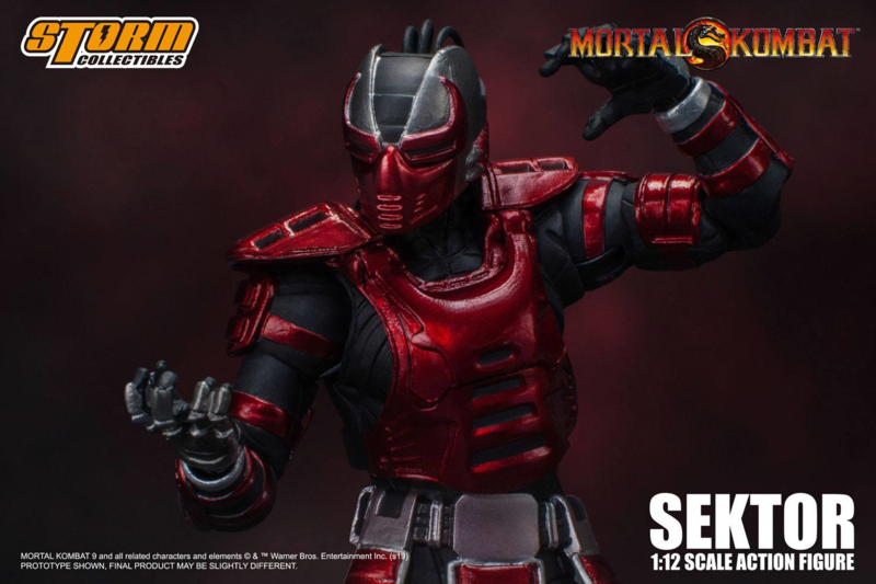 ストームコレクティブルズ　Mortal Kombat Sektor Mortal Kombat Action Figure 1/12 Sektor | Storm Collectibles | TF