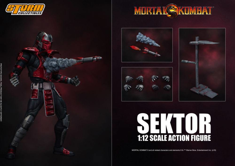 Mortal Kombat Action Figure 1/12 Sektor | Storm Collectibles | TF