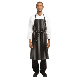 Chef Works Premium Schort - Kleur: Zwart/Wit