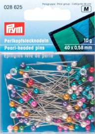 Parelkopspelden - 40 x 0,58 mm - doosje á 10 gram  (Prym)