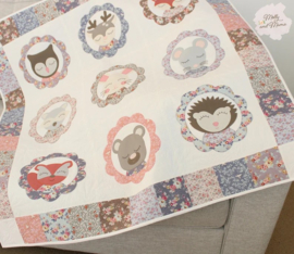 Patroon: 'Forest Family Quilt' by Molly and Mama - Creative Abundance