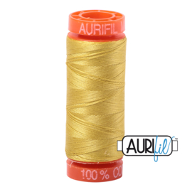 Aurifil Quiltgaren- MAKO 50 - 200 meter - Kleur: 5015 - Gold Yellow