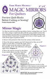 Marti Michell Magic Mirrors for Quilters - 6" x 6"