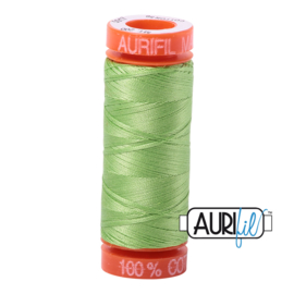 Aurifil Quiltgaren- MAKO 50 - 200 meter - Kleur: 5017 - Shining Green