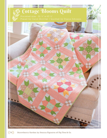 Patroonboek: 'Strawberry Garden'Sampler Quil' by Joanna Figueroa of Fig Tree&Co