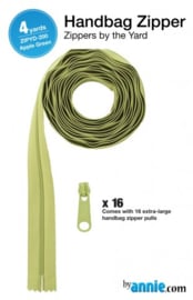 Zipper - 4 yards - Apple Green