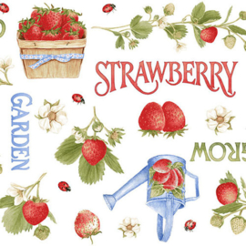 'Strawberry Garden' by Jane Shasky - 499-87 - Strawberry Garden