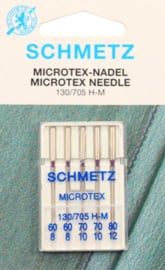 SCHMETZ - Naaimachine Naalden Microtex - 5 stuks  - 130/705 H-M - ASSORTI N°60-70-80