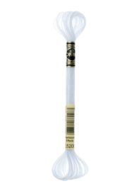 DMC borduurgaren Mouliné Métallisé - Kleur: E5200 - White Pearl (Metallic)