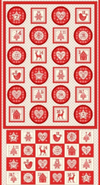 Panel: Scandi Advent Rood-Wit - 1971/1