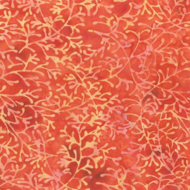 Anthology:  Batik Jaqueline de Jonge - Bijou - Branches Peach - 3205Q-X