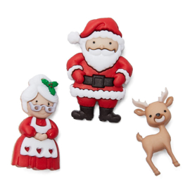 Knoopjes "Dress It Up" - Mr. & Mrs. Claus