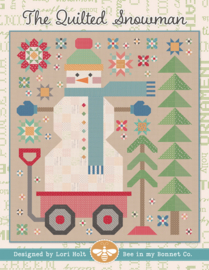 The Quilted Snowman Quilt pattern - By Lori Holt, Bee in my Bonnet