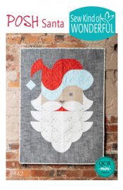 Patroon: 'POSH Santa'- by Sew Kind of Wonderful - QCR Mini pattern