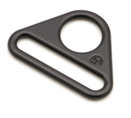 HAR1.5-TR-BM-TWO - Two 1½" Black - Triangle Rings