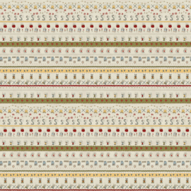 'S is for Sew' by Debbie Busby - Borderstripe Cream - 4707-275