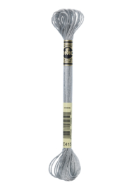DMC borduurgaren Mouliné Métallisé - Kleur: E415 - Pearl Grey (Metallic)