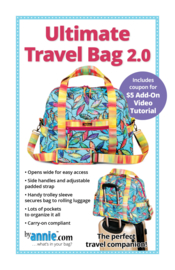 Patroon: 'Ultimate Travel Bag' Tas 2.0 - by Annie - PBA251-2