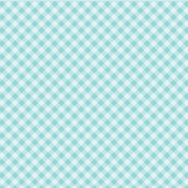 Poppie Cotton - Gingham Forever- teal