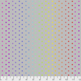 Tula Pink - TRUE COLORS - Hexy Rainbow - PWTP151.DOVE