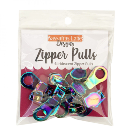 Sassafras Lane Designs- Zipper Pulls Rainbow 6 stuks