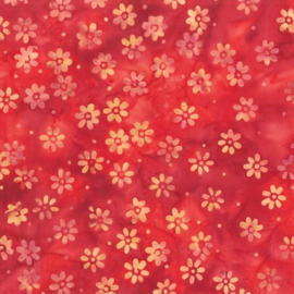 Anthology:  Batik Jaqueline de Jonge - Coral Bliss - Daisy Coral - 3216Q-X