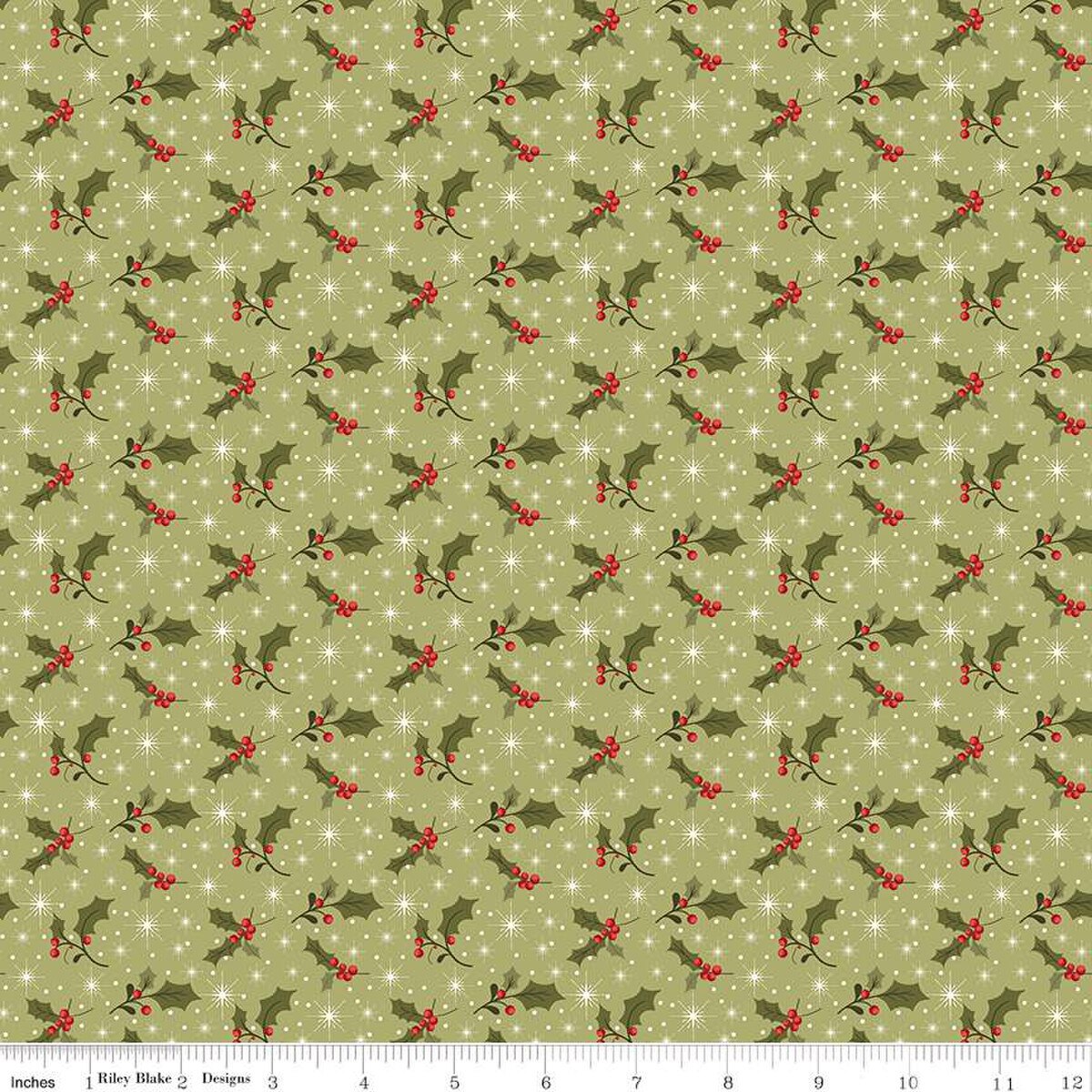 Riley Blake- Glisten by Sandy Gervais -16224 Olive