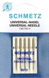 SCHMETZ - Naaimachine Naalden Universeel - 5 stuks  - 130/705 H - 80/12
