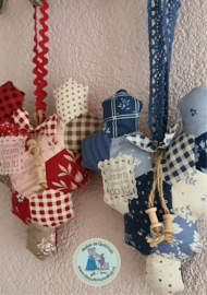 Pakket Hexagonhart by Atelier de Quiltmuis