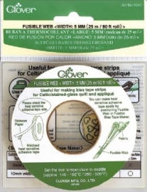 Clover Fusible Bias Tape - 5 mm