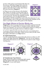 Marti Michell Magic Mirrors for Quilters - 6" x 6"