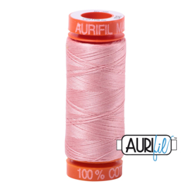 Aurifil Quiltgaren- MAKO 50 - 200 meter - Kleur: 2437 - Light Peony