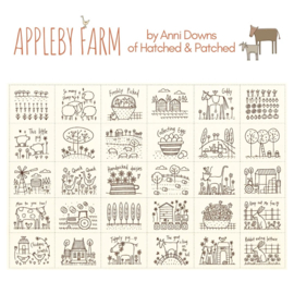Stitchery Panel Appleby Farm Appleby Farm DV7730 - By Anni Downs Hatched and Patched-