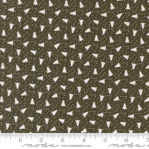'Berry and Pine' - Lella Boutique -1555-24513 Tree White on Green