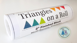 Trangles on a Roll - Grid Paper - 2" Half-Square Triangles
